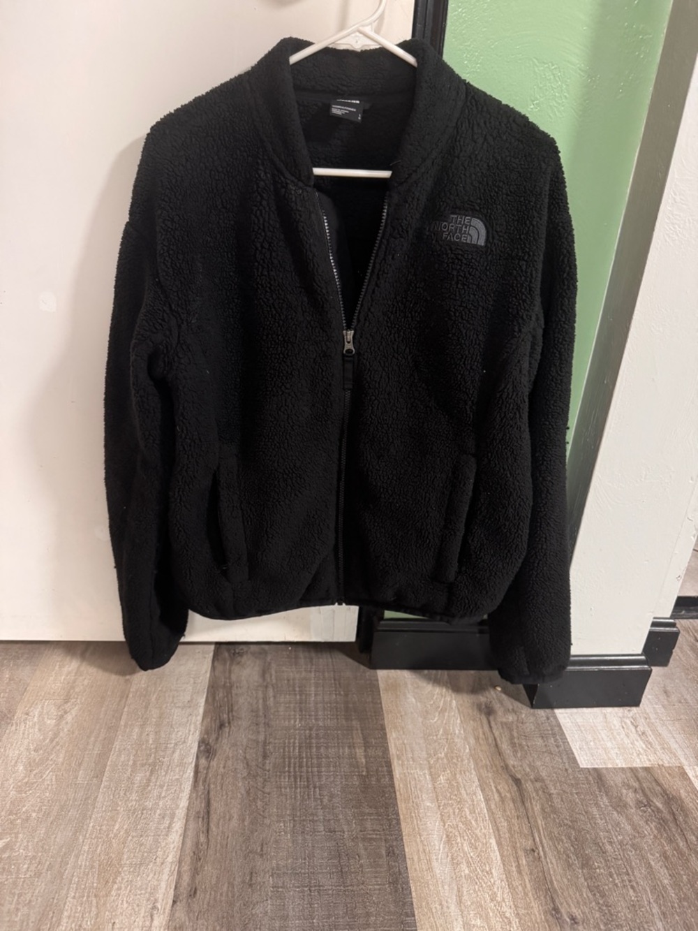 The North Face Black Sherpa Fleece Jacket size large